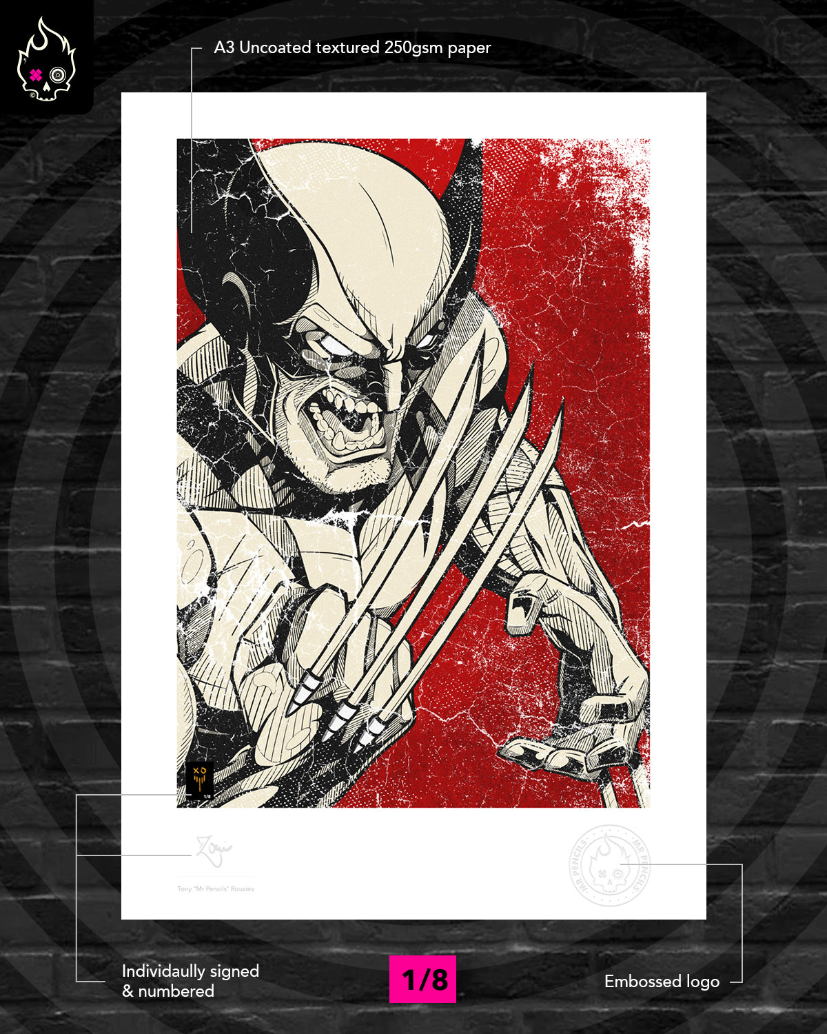 X-Men: Wolverine Limited Edition Print