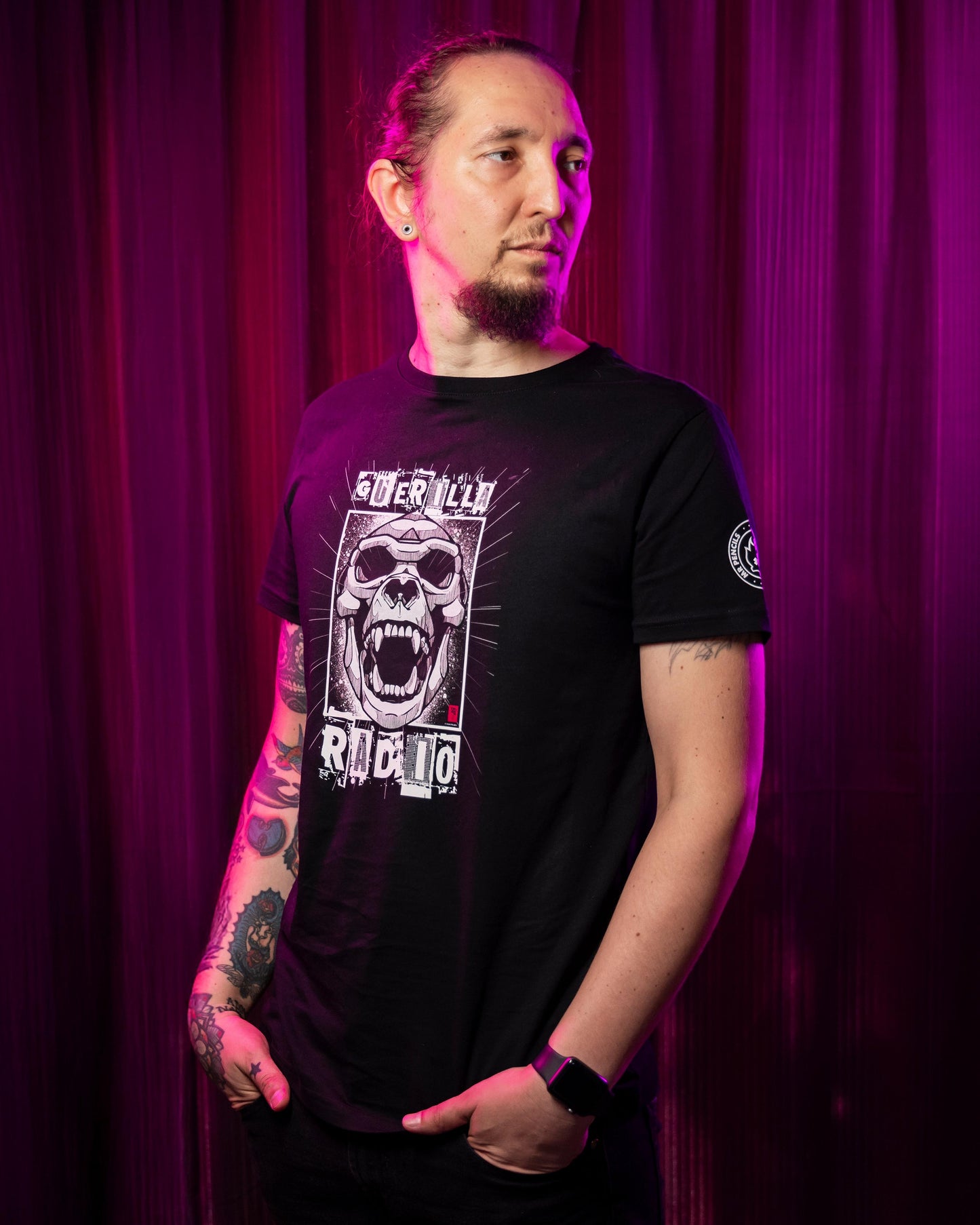 Mr Pencils Guerilla Radio T-Shirt